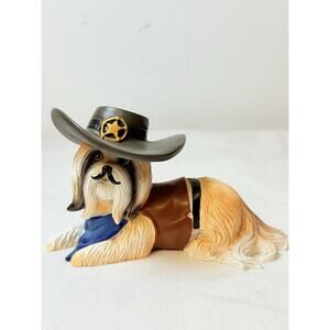 Hamilton Spur’N Furrs Shih Tzu Bone- A- Fide Rebel Figurine